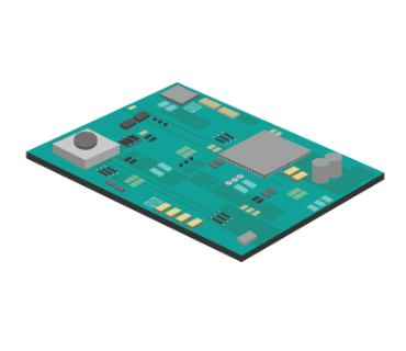 電子部品(コンデンサ、フェライト、サーミスタなど)のイラスト