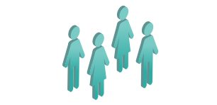 人口のイメージイラスト