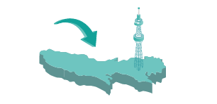 東京のイラスト