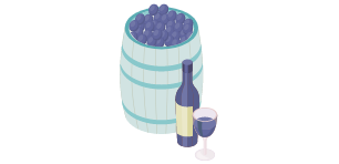 ワインのイラスト