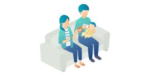 子育てのイラスト